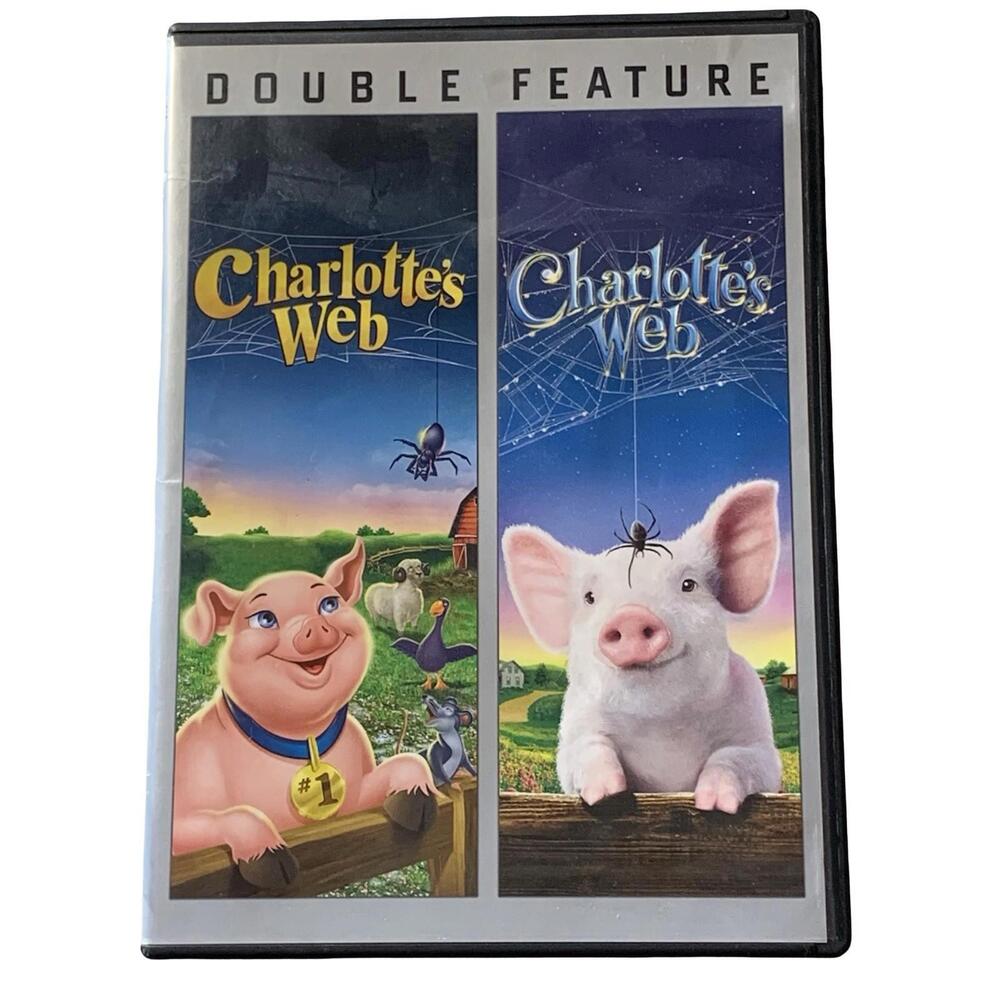 Charlotte's Web Double Feature DVD 1973 Animated & 2006 Live Action G